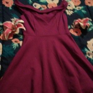 A Lulus,, burgundy formal dress or party dress